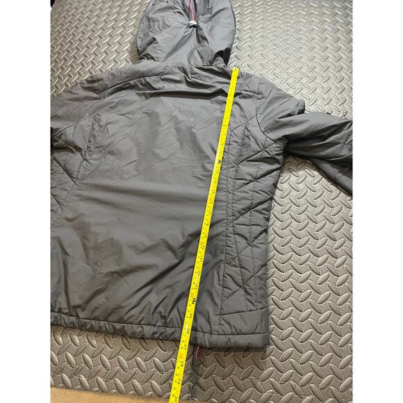 Patagonia Micro Puff Full Zip Quilted Insulated Hooded Jacket Womens XL Gray - Picture 5 of 9